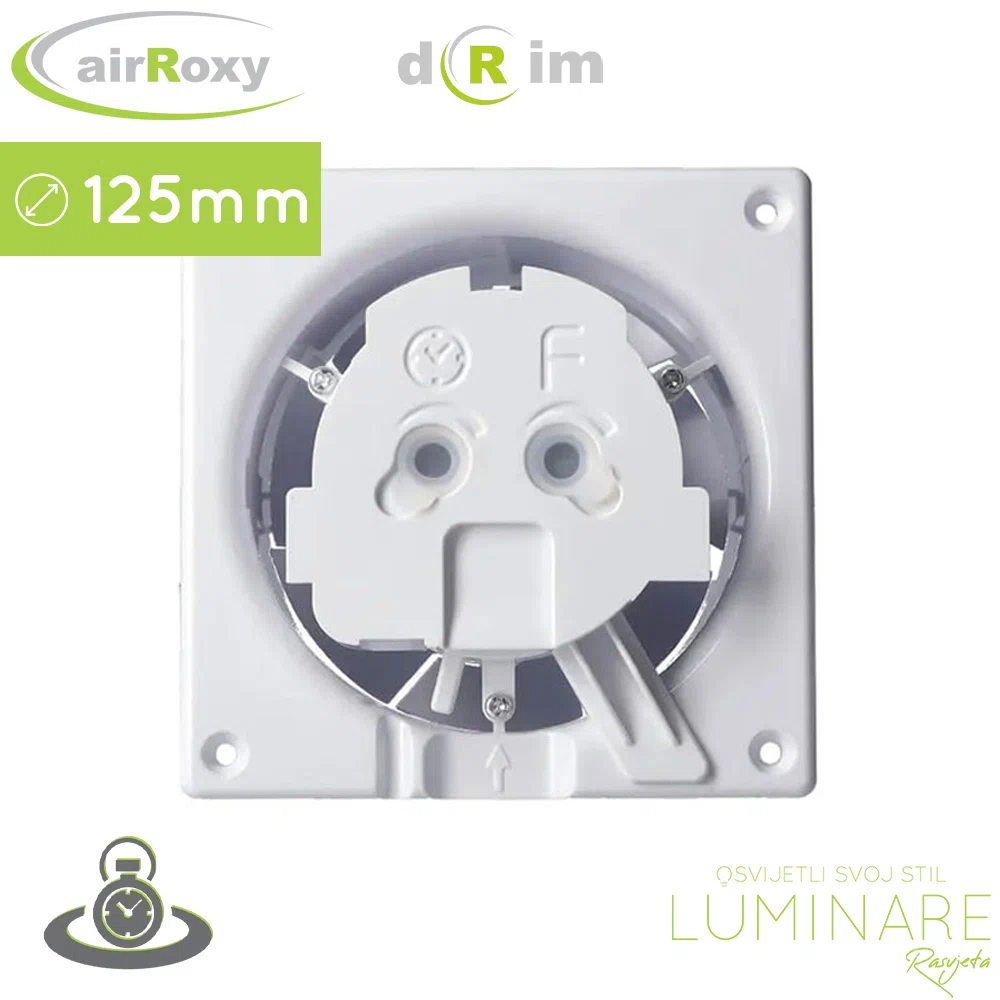 KUPAONSKI VENTILATOR dRim 125mm ODGODA GAŠENJA