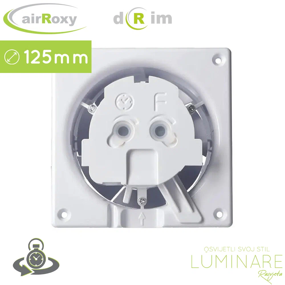 KUPAONSKI VENTILATOR dRim 125mm ODGODA PALJENJA I GAŠENJA