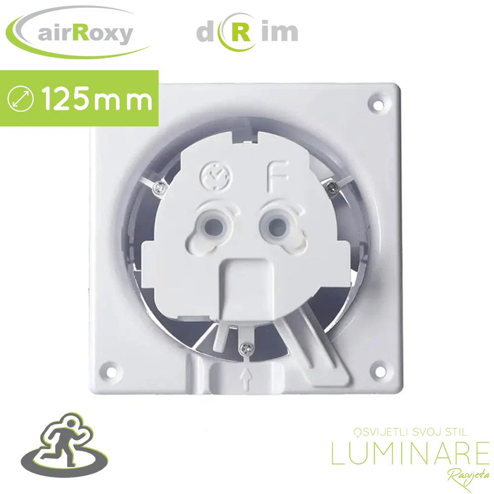 KUPAONSKI VENTILATOR dRim 125mm SENZOR POKRETA