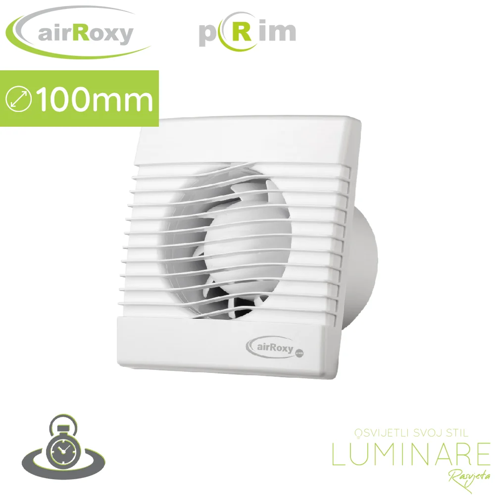 KUPAONSKI VENTILATOR pRim 100mm TS ODGODA GAŠENJA