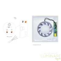KUPAONSKI VENTILATOR pRemium 100mm TS ODGODA GAŠENJA - Slika 3