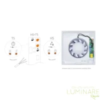 KUPAONSKI VENTILATOR pRim 100mm HS SENZOR VLAGE - Slika 3
