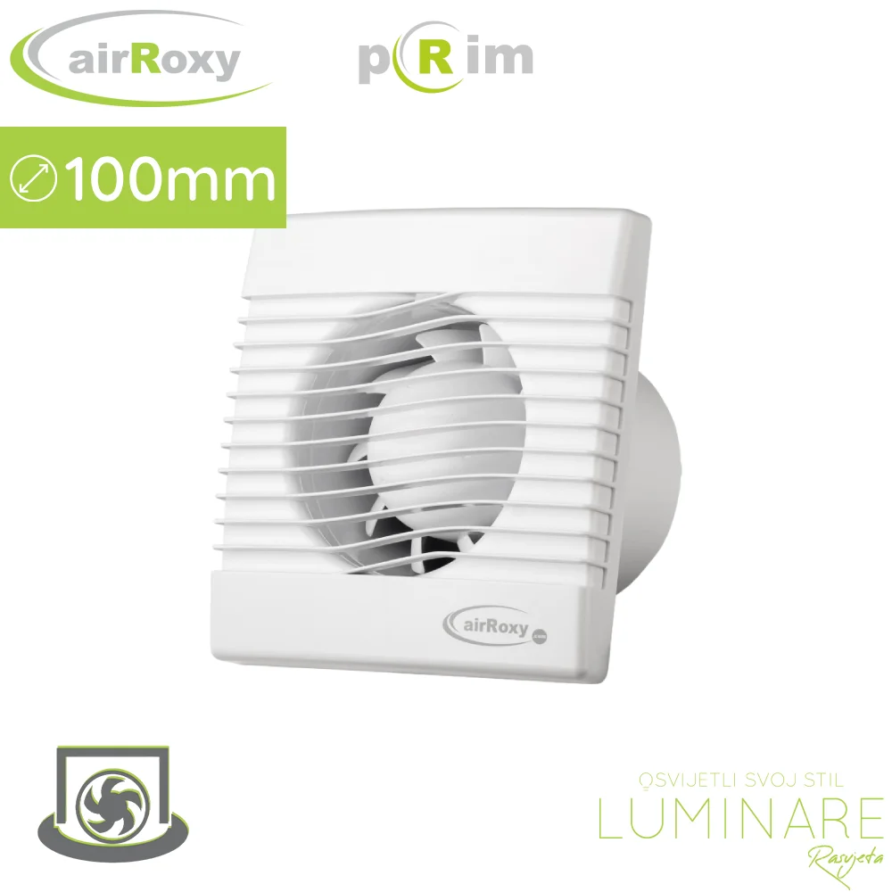 KUPAONSKI VENTILATOR pRim 100mm S STANDARD