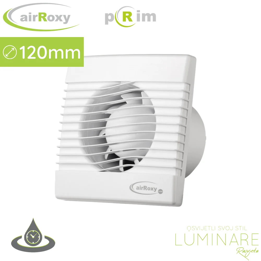 KUPAONSKI VENTILATOR pRim 120mm HS SENZOR VLAGE