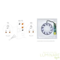 KUPAONSKI VENTILATOR pRim 150mm HS SENZOR VLAGE - Slika 3