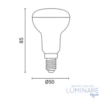 Alternative view of LED ŽARULJA E14 6W R50