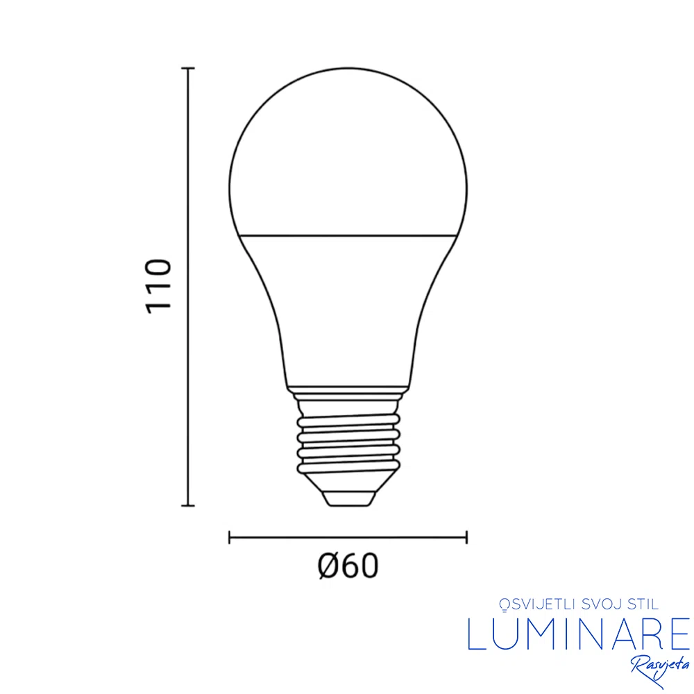 LED ŽARULJA E27 10W A60 PREMIUM - Slika 2