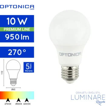e27 led zarulja 10w-5 godina jamstvo