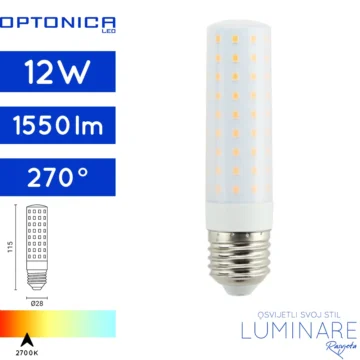 e27 led zarulja 12w-smd-2835-2700K-luminare rasvjeta