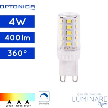 G9 dimabilna led zarulja 4w-2 godine jamstvo