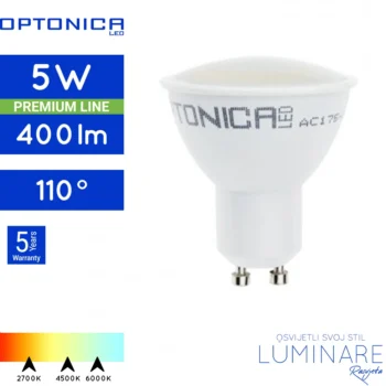 GU10 led zarulja 5w-5 godina jamstvo