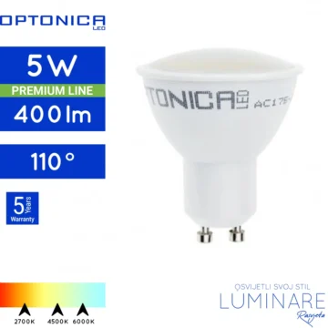 GU10 led zarulja 5w-5 godina jamstvo