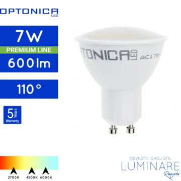 GU10 led zarulja 7w-5 godina jamstvo