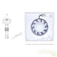 KUPAONSKI VENTILATOR pRestige 150mm S STANDARD - Slika 3