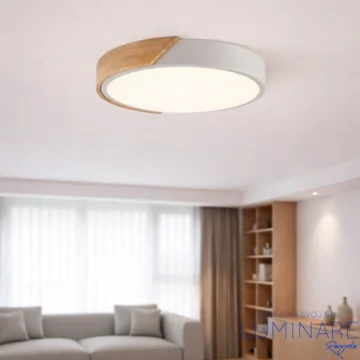 Alternative view of LED plafonjera 48W PD48-A7 WHITE+WOOD