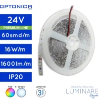 led traka 5050-60led-24v-16w-ip20-rgb+w-12milimetara-1600lumena-luminare rasvjeta