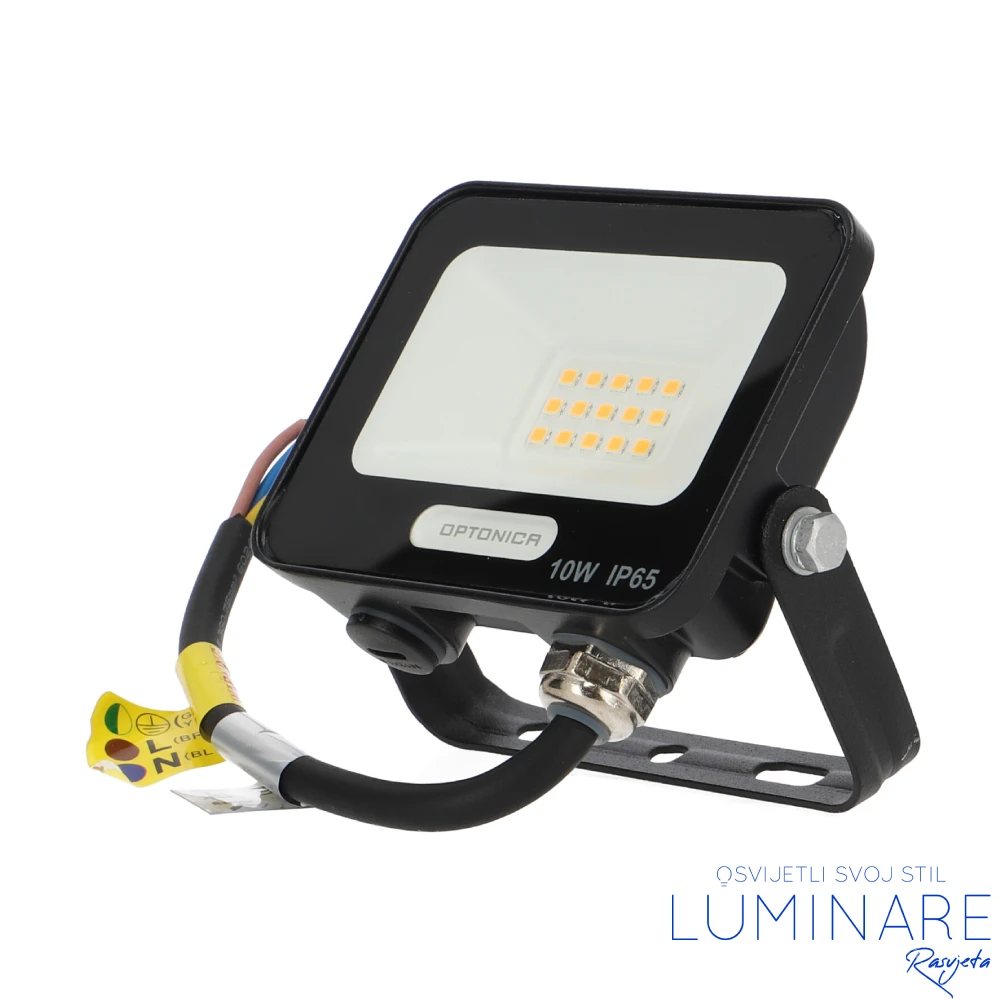 LED REFLEKTOR SMD 10W CRNI IP65 - Slika 3