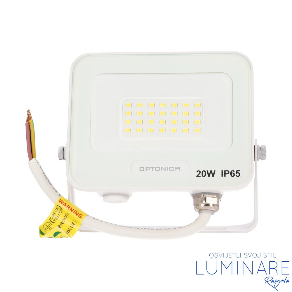 LED REFLEKTOR SMD 20W BIJELI IP65 - Slika 4