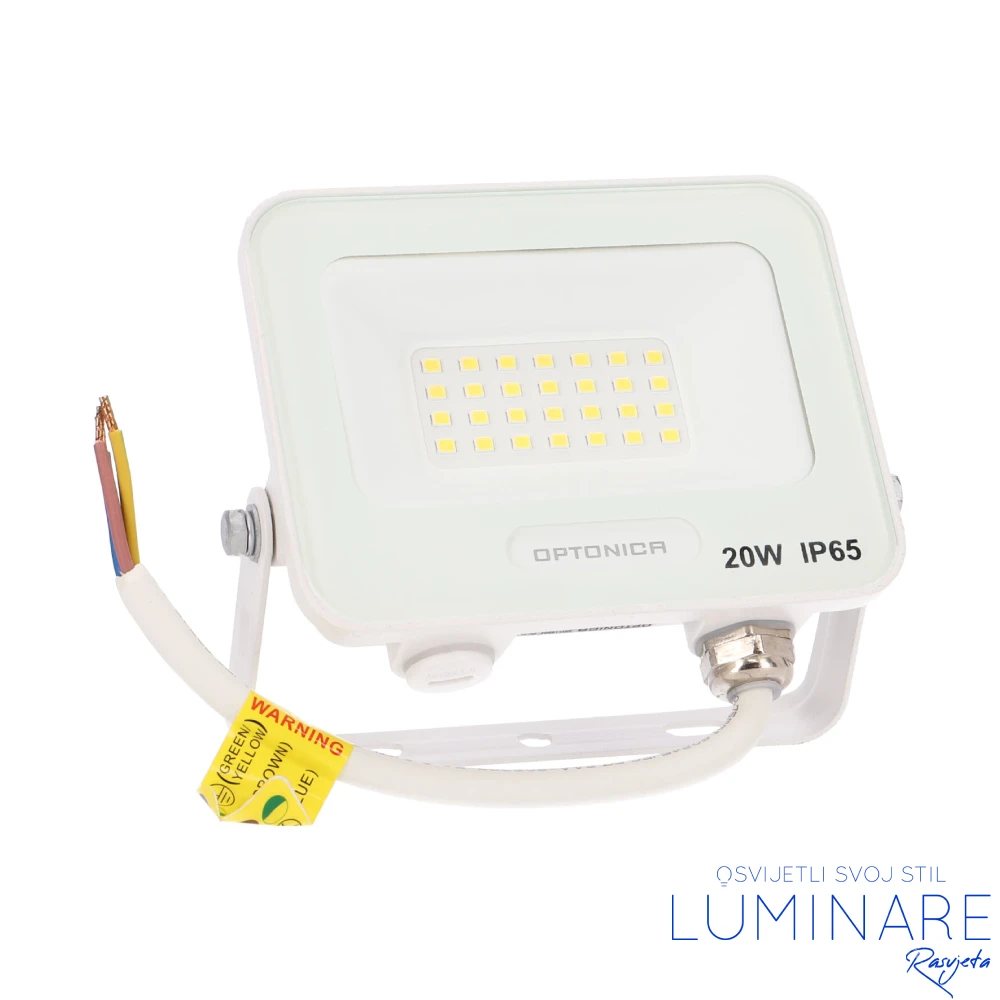 LED REFLEKTOR SMD 20W BIJELI IP65 - Slika 5