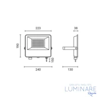 Alternative view of LED REFLEKTOR Easy Fix 100W 3CCT IP65