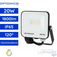 LED reflektor sa senzorom SMD 20W (1800 lm, 90 lm/W) u 3CCT izvedbi.