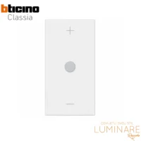 univerzalni regulator 150w bticino classia-potenciometar-1m-bijeli-led-rw4418-luminare rasvjeta