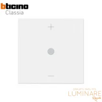 univerzalni regulator 150w bticino classia-potenciometar-2m-bijeli-led-rw4418m2-luminare rasvjeta
