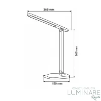 Alternative view of STOLNA LED SVJETILJKA ORO ANTILA BIJELA 8W CCT