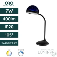 stolna led svjetiljka LED oro galaxia 7w 400lm 105-kut ip20 425x290x150mm ORO33408