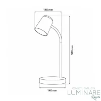 Alternative view of STOLNA LED SVJETILJKA ORO VERO ROZA 4.5W