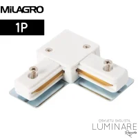 kutni konektor za monofaznu tračnicu-šinu-e-light-bijeli-luminare rasvjeta