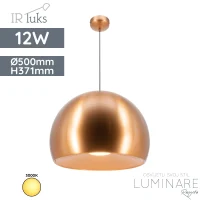 visilica irluks FY-PEA331-50-CP 12W 3000K COPPER, D500xH371 luminare rasvjeta
