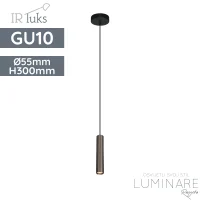 visilica irluks P-TUBO 30cm S-BRONZE GU10 bronca luminare rasvjeta