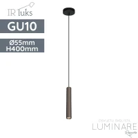 visilica irluks P-TUBO 40cm S-BRONZE GU10 bronca luminare rasvjeta