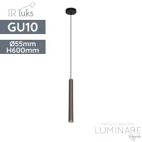 visilica irluks P-TUBO 60cm S-BRONZE GU10 bronca luminare rasvjeta