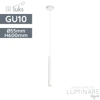 visilica irluks P-TUBO 60cm SWH GU10 mat bijela luminare rasvjeta