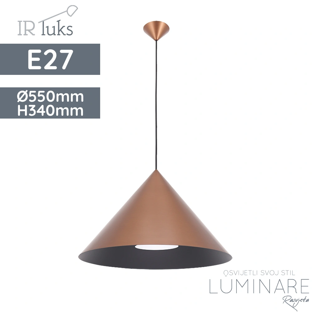VISILICA FY-PEA364-55-AC E27 ANTIQUE COPPER