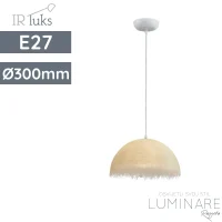 visilica irluks KD8627-1S beige bez E27 fi300*23 luminare rasvjeta