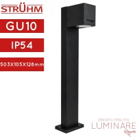 Vanjska podna spotlight svjetiljka Forest 50 D-03604 GU10 IP54 crne boje, 503x105x128mm