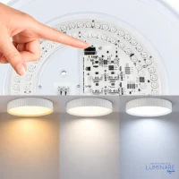 LED plafonjera PD60-A7 60W 3CCT IP20 BEŽ - Slika 4