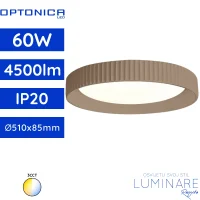 LED plafonjera Optonica PD60-A7 12842 60W 4500lm IP20 510x85mm sivkasto-bež beige luminare rasvjeta