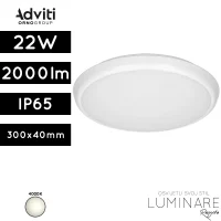 Vanjska LED svjetiljka Adviti AD-PL-6091WLPM4 22W 2000lm 4000K IP65 bijela luminare rasvjeta