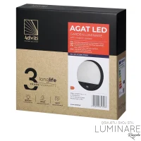 Alternative view of VANJSKA LED PLAFONJERA SA SENZOROM Agat 15W 4000K IP54 CRNA