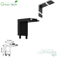 Vertikalna C spojnica za Green Tech MYSTYLE-USN-C Ultra Slim magnetnu nadgradnu šinu 25 x 25 x 26 mm luminare rasvjeta