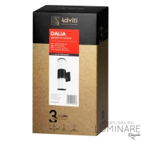 VANJSKA ZIDNA SVJETILJKA Dalia 2xE27 IP54 30cm CRNA - Slika 4