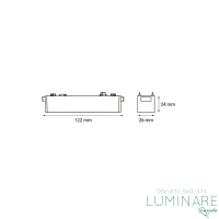 LED LINEARNI REFLEKTOR ZA MAGNETNU ŠINU MYSTYLE-1 6W CRNI - Slika 3