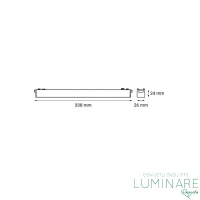 LED LINEARNI REFLEKTOR ZA MAGNETNU ŠINU MYSTYLE-2 18W CRNI - Slika 3