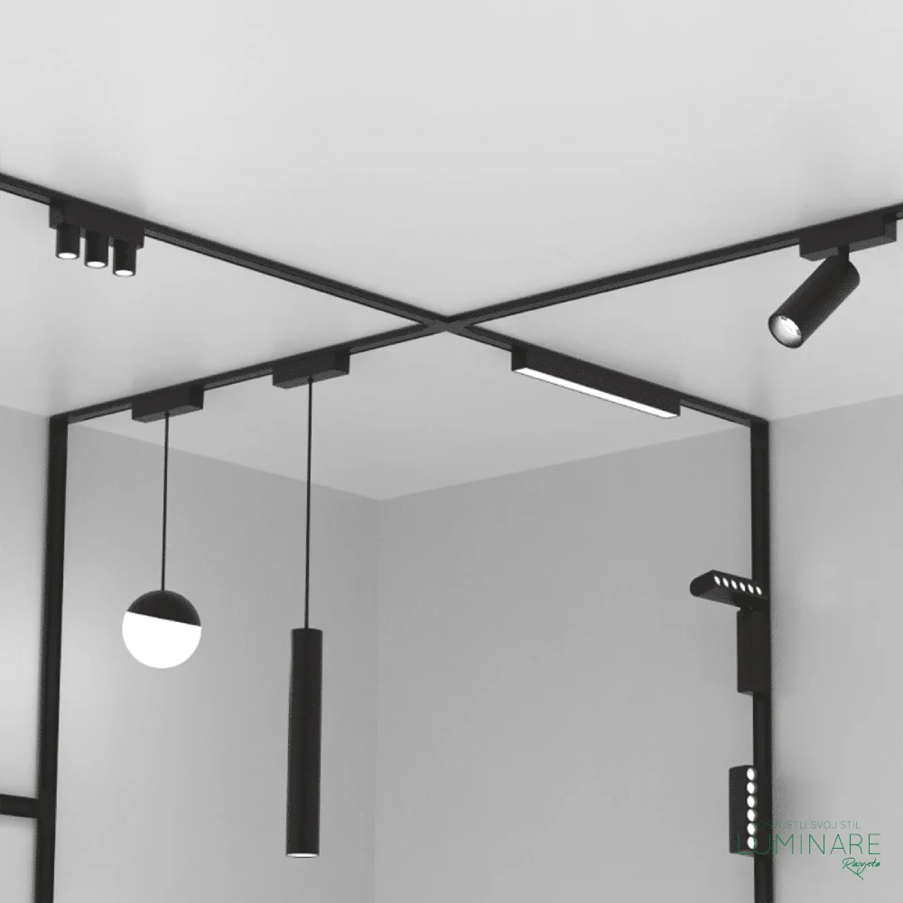 LED SPOTLIGHT SVJETILJKA ZA MAGNETNU ŠINU MYSTYLE-9 6W CRNA - Slika 4