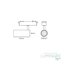 LED REFLEKTOR ZA MAGNETNU ŠINU MYSTYLE-7 10W CRNI - Slika 3