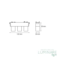 LED SPOTLIGHT SVJETILJKA ZA MAGNETNU ŠINU MYSTYLE-9 6W CRNA - Slika 3